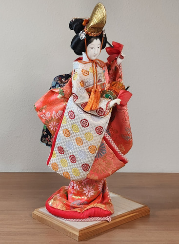 Vintage japanese geisha doll - vintage,